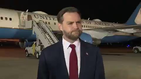 U.S. Vice President JD Vance says, "We've seen an increase in traffic [in the Strait of Hormuz] today."