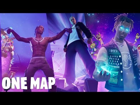EVERY Fortnite Concert in ONE Map