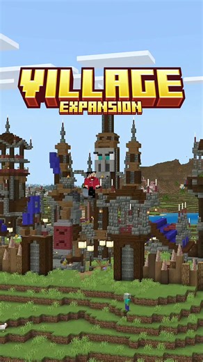 Village Baru Apa Aja di Minecraft 🏘️ #addon #Minecraft #addons #mcpe #swordblaze