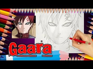 Como desenhar Gaara Fácil (Naruto). cómo dibujar Gaara Fácil (Naruto). How to draw, Gaara, easy.
