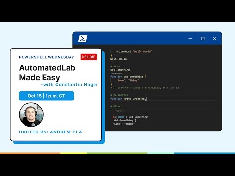 AutomatedLab Made Easy with Constantin Hager