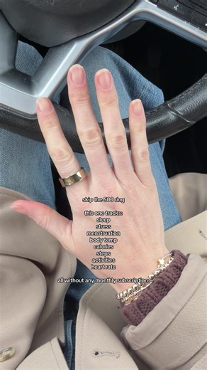 I’ll simply never get over this smart ring 🤩 #smartring #wearabletech #fitnessring #wellnessring #jewelry