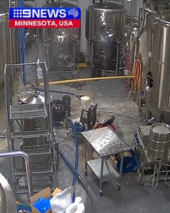 29K views · 402 reactions | Bringing new meaning to beer on tap!  A worker in a US brewery has somehow walked away unharmed after a tank valve exploded, sending a high-pressure stream of beer straight into his chest. #9News | 9 News | Facebook