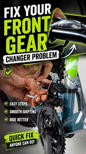 Front gear changer problem fix 😍🔥| Mahavir cycle store.