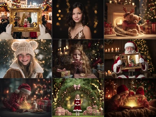 700  Christmas Photo Overlays: Glitter, Lights, Snow Globe (PNG   JPG Digital Download) - Etsy Australia