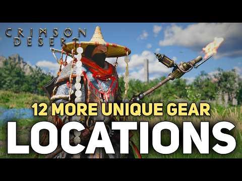 Crimson Desert - 12 More Unique Gear Locations (Skyblazer Armor, Ring of Lightning, Bismuth Spear)