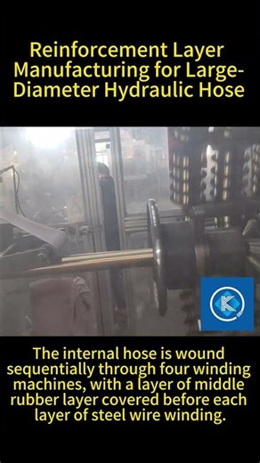 Reinforcement Layer Manufacturing for Large Diameter Hydraulic Hose