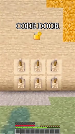 Magic Code DOOR 🔐#minecraft #shorts