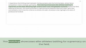 competition meets strategic gameplay. This matchup showcases elite athletes battling for supremacy o