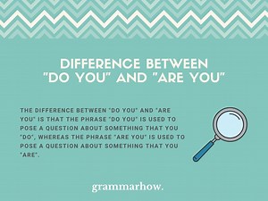 "Do You" vs. "Are You" - Difference Explained ( Examples)