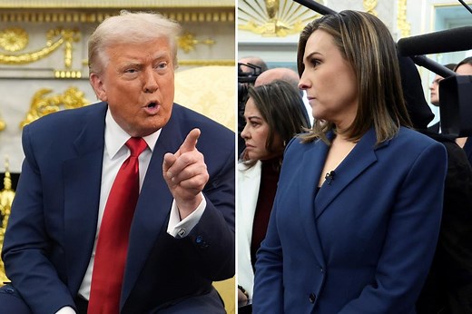 Trump scolds ABC reporter Mary Bruce over MBS questions, threatens to pull broadcast license