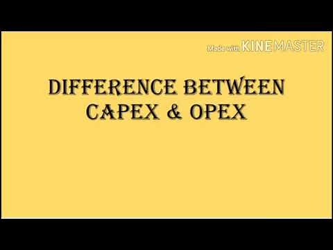 Difference between Capex and Opex Models | Capital and Operating Expenditure