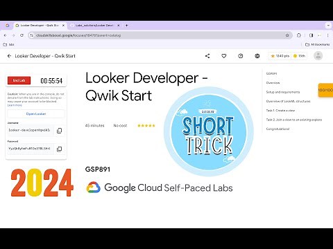 [2024] Looker Developer - Qwik Start || #qwiklabs || #GSP891 || [With Explanation🗣️]