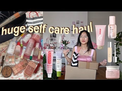 BUYING VIRAL PRODUCTS 🎀⭐️ (first impressions) self care shopping haul | sephora, glossier & kbeauty