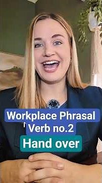 Business English Phrasal Verb ➡️ Hand Over. #phrasalverbs