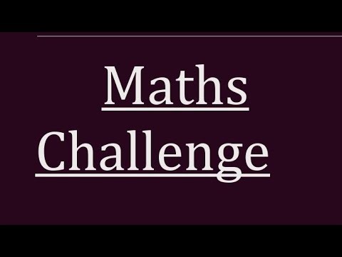 Maths Challenge #8