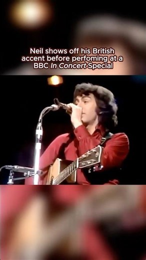 Neil Diamond Gets Into Character for This 1971 British Performance 🎶