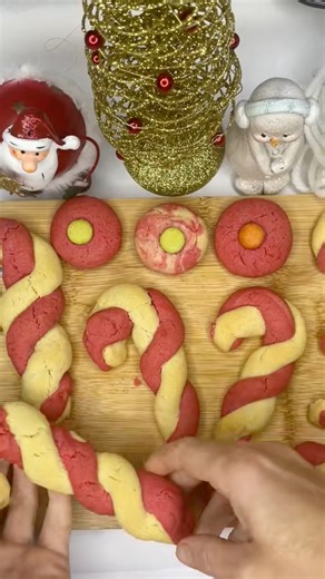 8.1K views · 25 reactions | Part 6 - Candy Cane Cookies Full recipe -...