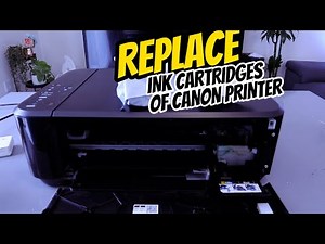 How To Replace Ink Cartridges for Canon PIXMA Printer