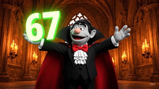 Count Dracula en Sesame Street: ¡Diversión y Aprendizaje!