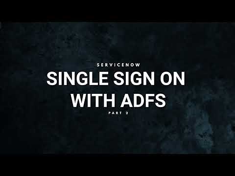 Single Sign On with ADFS (Part 2)