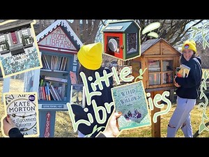 Going Exploring for Books: I went to 10 little library boxes 📚📦 a city book tour vlog