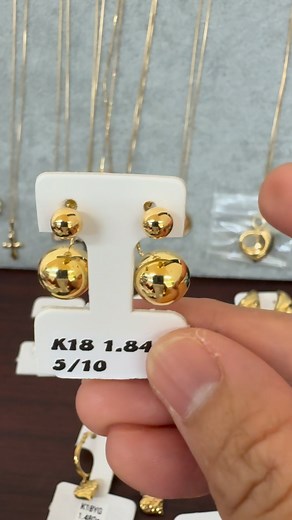 ¥43,150 / php 18,555 Earrings Japan 18K yellow gold . #followerseveryone #dutertejewelry #foryouシpage #jewelrylovers #highlights | Jenefer Duterte - Darcera