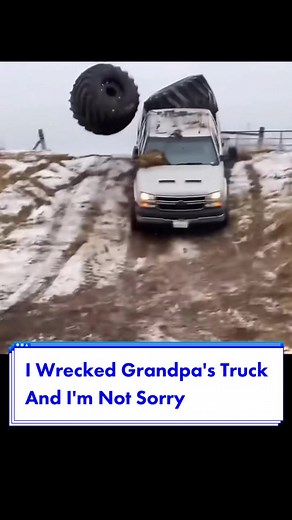Grandpa's Truck Mishap: Borrowed and Wrecked