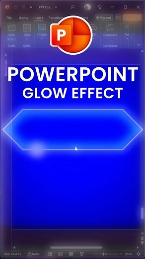EASY PowerPoint Glow Effect 💎 #powerpoint #animation #tutorial