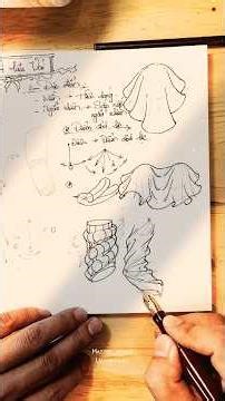 How to Draw Fabric Folds | Part 2 | #art #learntodraw #drawinglessons #art #drawing #sketch #fyp ...