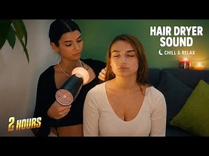 Deep Hair Dryer White Noise for Dopamine Detox 🧠 (ASMR - No Middle Ads)