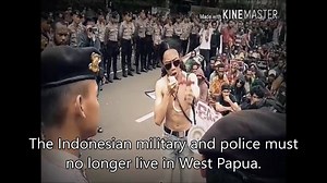 WATCH AND SHARE the inspiring speech of an Indonesian youth in solidarity with the people of West Papua at Free West Papua protest in Jakarta. On 1st December, people across Indonesia demonstrated in solidarity with the people of West Papua to demand West Papua's self-determination and freedom and for the Indonesian military and police to be pulled out of West Papua. They presented flowers to the Indonesian police but people were arrested across West Papua and over 100 Indonesian people were arr
