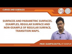 Surfaces and parametric surfaces, examples, regular surface