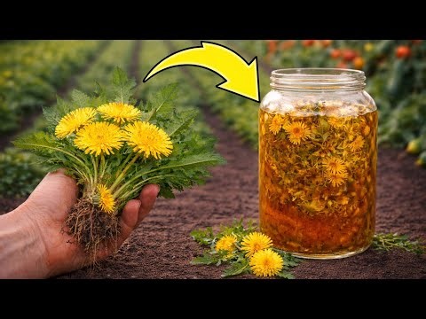 👉 Stop throwing away dandelions! Make the best fertilizer for FREE