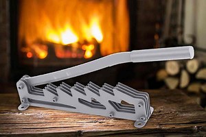 Elprico, un fendeur de buche mural pour couper le bois de chauffage sans effort