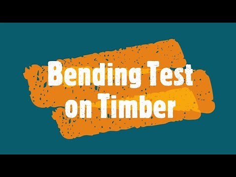 Bending Test on Timber by N N Morey