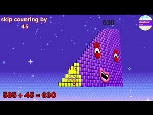 Unlock skip counting by 45 |repeated multiplication ‎@Educationalcorner110