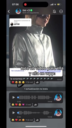 Respuesta divertida a @Victor y TINI