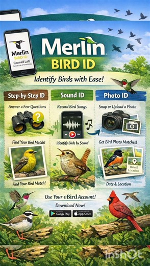 Identify Birds Easily with the Merlin Bird ID App