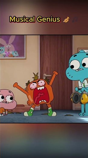 Musical Genius 🎺🎵 #gumball #shorts #thewonderfullyweirdworldofgumball
