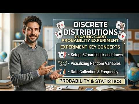 Lecture 25 | Discrete Distributions | Playing Card Probability Experiment