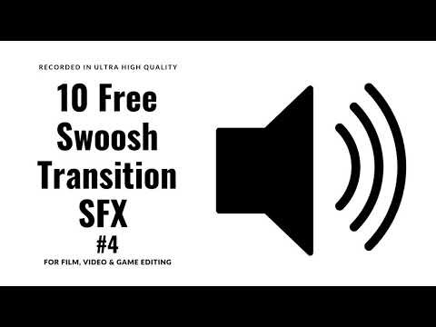 10 ULTRA HQ SWOOSH TRANSITION SOUND EFFECTS 2025