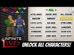 How to unlock all characters in Infinite Lives