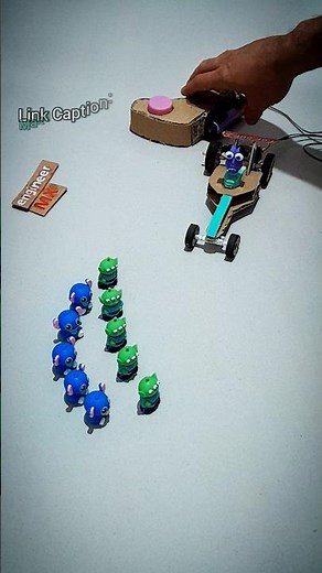 make remote control car with cardboard and dc motor simple at home