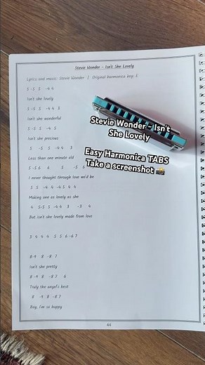 Harmonica TABS | Isn't She Lovely
