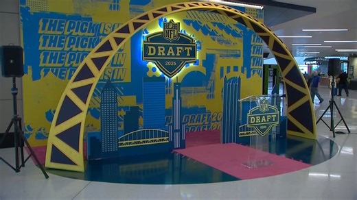 Welcome center at Pittsburgh International Airport unveiled as kickoff to NFL Draft week