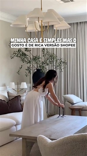 😌 Minha casa é simples… mas o gosto é de rica versão Shopee