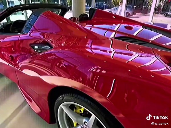 Exploring the Interior of a Red Ferrari