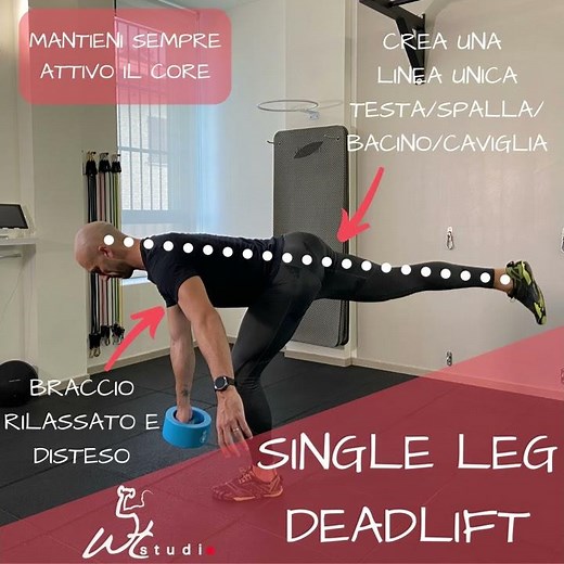 SINGLE LEG DEADLIFT | Tutorial | Esecuzione corretta