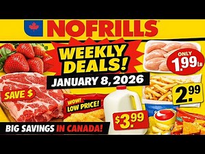 🔴 No Frills Flyer January 8, 2026 | Weekly Grocery Deals Starting